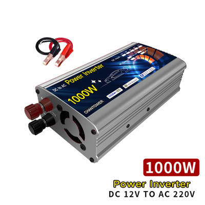 Inverter 12V 220V Solar Inverter 1000W 1500W 2000W 4000W Hordozható Feszültség Transzformátor Automatikus Töltő Átalakító Autó Inverter