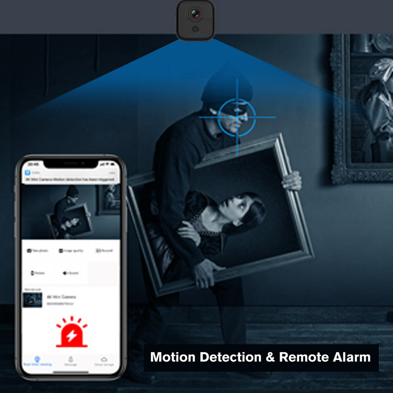 HD1080 belaidė belaidė WiFi mini kamera Išmaniojo namo apsaugos apsauga Maža mažytė stebėjimo kamera Pet Nanny Baby vaizdo monitoriaus IP kamera
