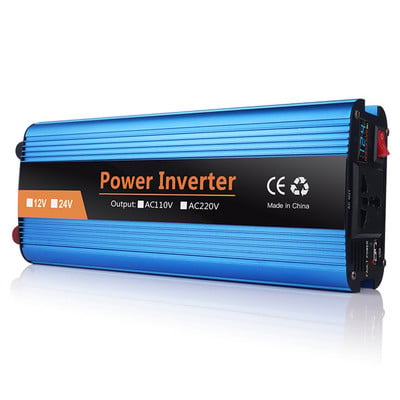 300W automobilski čisti sinusni inverter Inverteri velike snage Solarni inverterski adapter 12V na 220V/24V na 220V Auto elektronika