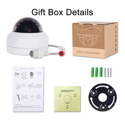 Cameră IP de detectare a mișcării POE H.265 5MP 4X Zoom optic 2.8-12mm Cameră IP POE PTZ pentru exterior AC18Pro