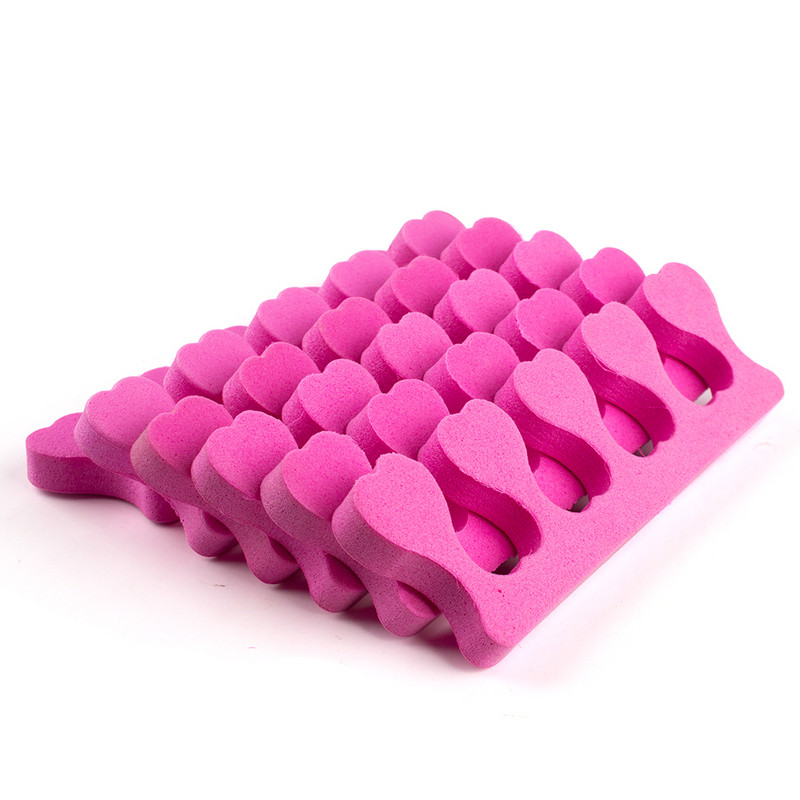 30 porų/pak. 60 vnt. Nagų dailės pirštai Kojų pirštai Atskyrikliai Minkštos putos Kempinėlė UV gelio lakas Grožio manikiūro pedikiūro įrankiai Pirštų neštuvai