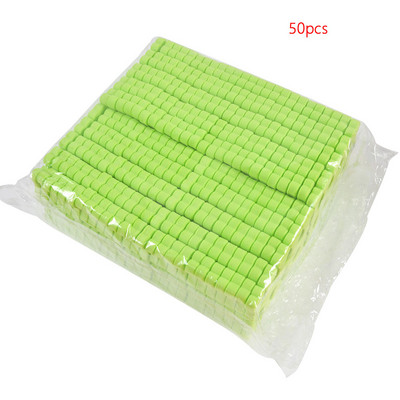 50/100 vnt. Žalia/rožinė/raudona nagų dailės pėdų skaldymo putų manikiūro priemonė