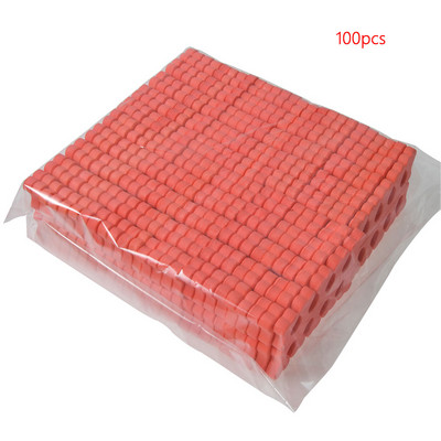 50/100 vnt. Žalia/rožinė/raudona nagų dailės pėdų skaldymo putų manikiūro priemonė