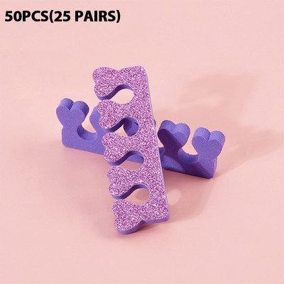 20/50 τμχ Μαλακοί αφροί Βαμβακερά διαχωριστικά δακτύλων για μανικιούρ Πεντικιούρ ποδιών Gel UV βερνίκι Nail Salon Σφουγγάρι Μανικιούρ Nail Art Tools