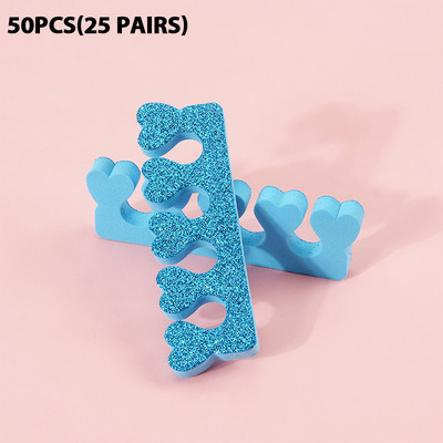 20/50 τμχ Μαλακοί αφροί Βαμβακερά διαχωριστικά δακτύλων για μανικιούρ Πεντικιούρ ποδιών Gel UV βερνίκι Nail Salon Σφουγγάρι Μανικιούρ Nail Art Tools