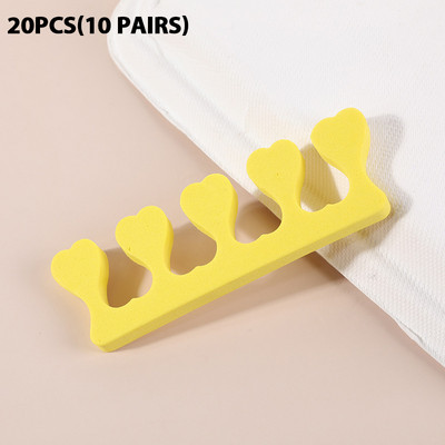 20/50 τμχ Μαλακοί αφροί Βαμβακερά διαχωριστικά δακτύλων για μανικιούρ Πεντικιούρ ποδιών Gel UV βερνίκι Nail Salon Σφουγγάρι Μανικιούρ Nail Art Tools