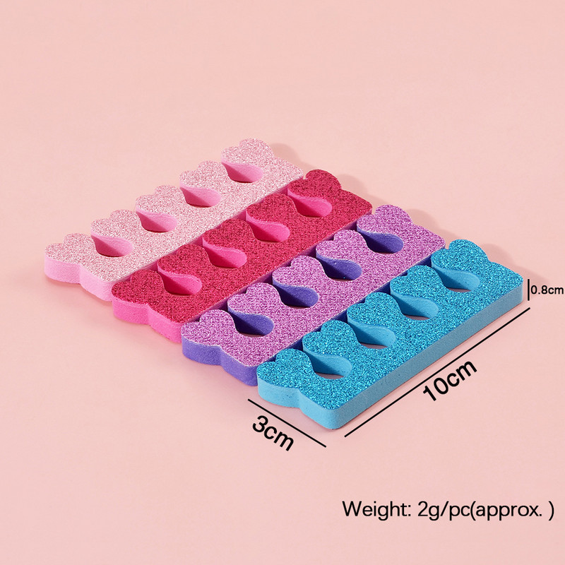 20/50 τμχ Μαλακοί αφροί Βαμβακερά διαχωριστικά δακτύλων για μανικιούρ Πεντικιούρ ποδιών Gel UV βερνίκι Nail Salon Σφουγγάρι Μανικιούρ Nail Art Tools