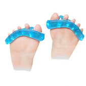 2 buc = 1 pereche Separator nou de protecție pentru degetele de la picioare Material corector de bunion potrivit pentru dispozitiv de îndreptat cu gel moale Distanțieri Instrument de îngrijire pentru targă