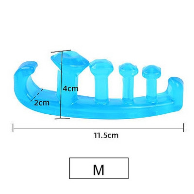 2 buc = 1 pereche Separator nou de protecție pentru degetele de la picioare Material corector de bunion potrivit pentru dispozitiv de îndreptat cu gel moale Distanțieri Instrument de îngrijire pentru targă