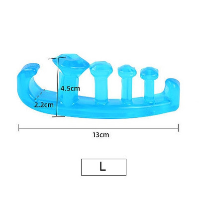 2 buc = 1 pereche Separator nou de protecție pentru degetele de la picioare Material corector de bunion potrivit pentru dispozitiv de îndreptat cu gel moale Distanțieri Instrument de îngrijire pentru targă