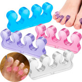 2 bucăți din silicon moale pentru pedichiură deget de la picioare separator flexibil pentru degetele de la picioare Distanțiere de separare dispozitive de îndreptare manichiură instrumente de îngrijire a unghiilor picioarelor