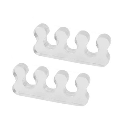 2 bucăți din silicon moale pentru pedichiură deget de la picioare separator flexibil pentru degetele de la picioare Distanțiere de separare dispozitive de îndreptare manichiură instrumente de îngrijire a unghiilor picioarelor