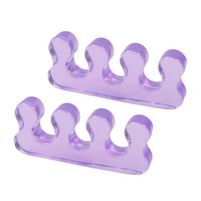 2 bucăți silicon manichiură pedichiură gel separator degete distanțier pentru degetele degetelor de la picioare Distanțiere de separare instrumente pentru îngrijirea unghiilor piciorului