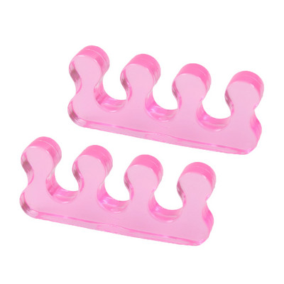 2 bucăți silicon manichiură pedichiură gel separator degete distanțier pentru degetele degetelor de la picioare Distanțiere de separare instrumente pentru îngrijirea unghiilor piciorului