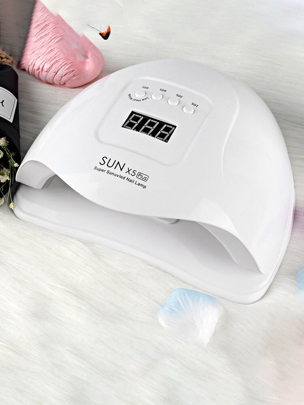Körömlámpa 80 W-os, nagy helyű, kettős forrású UV-szárítógép