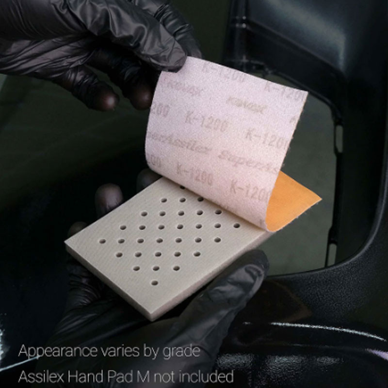 25 buc. Disc de șlefuit cu peliculă superfină 130 mm * 85 mm Hârtie șmirghel moale, rezistentă la apă, 1200 până la 3000 granule, pentru vopsea auto umedă/uscă