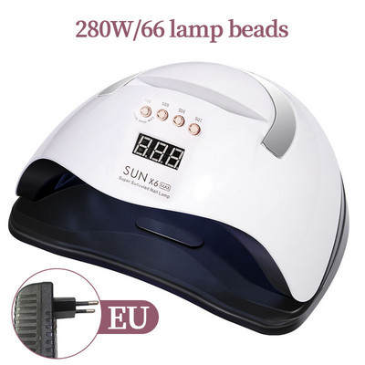 LINMANDA Professioal nešiojamas 220 W nagų fototerapijos aparatas 45 UV LED gelinio nagų lako džiovintuvo lempa manikiūro įrankių salono įranga