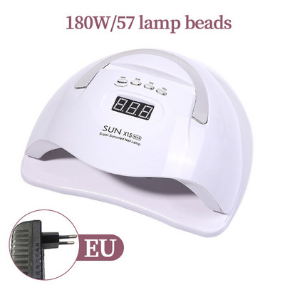 LINMANDA Professioal nešiojamas 220 W nagų fototerapijos aparatas 45 UV LED gelinio nagų lako džiovintuvo lempa manikiūro įrankių salono įranga