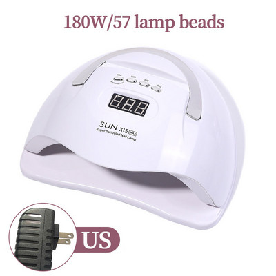 LINMANDA Professioal nešiojamas 220 W nagų fototerapijos aparatas 45 UV LED gelinio nagų lako džiovintuvo lempa manikiūro įrankių salono įranga