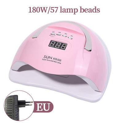 LINMANDA Professioal nešiojamas 220 W nagų fototerapijos aparatas 45 UV LED gelinio nagų lako džiovintuvo lempa manikiūro įrankių salono įranga