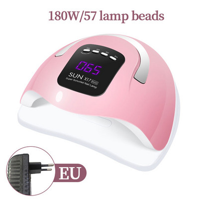 LINMANDA Professioal nešiojamas 220 W nagų fototerapijos aparatas 45 UV LED gelinio nagų lako džiovintuvo lempa manikiūro įrankių salono įranga