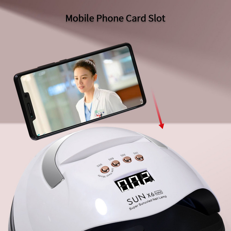 LINMANDA Professioal nešiojamas 220 W nagų fototerapijos aparatas 45 UV LED gelinio nagų lako džiovintuvo lempa manikiūro įrankių salono įranga