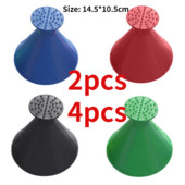 Livrare gratuită 2/4 bucăți auto mașină magică fereastră parbriz racletă de gheață pâlnie de ulei pentru îndepărtarea zăpezii lopată raclete pentru ferestre con dezghețare