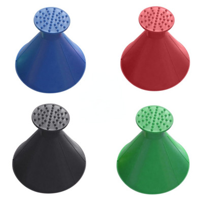 Livrare gratuită 2/4 bucăți auto mașină magică fereastră parbriz racletă de gheață pâlnie de ulei pentru îndepărtarea zăpezii lopată raclete pentru ferestre con dezghețare