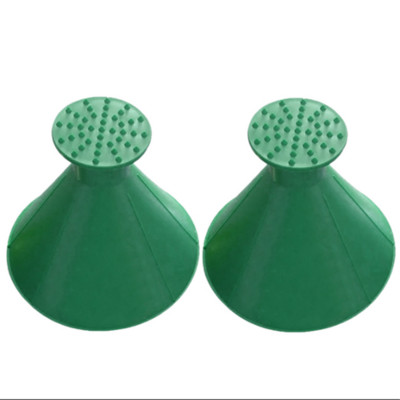 Livrare gratuită 2/4 bucăți auto mașină magică fereastră parbriz racletă de gheață pâlnie de ulei pentru îndepărtarea zăpezii lopată raclete pentru ferestre con dezghețare