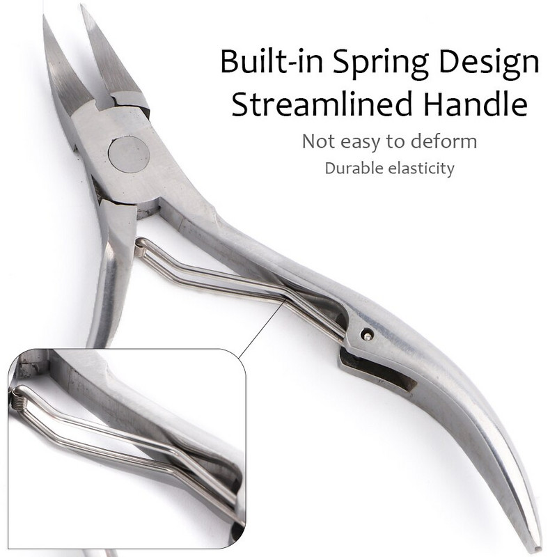 Škare za nokte Grizač zanoktica Kliješta za manikuru Odstranjivač mrtve kože Alat za pedikuru od nehrđajućeg čelika Trimeri Kliješta za orlov kljun