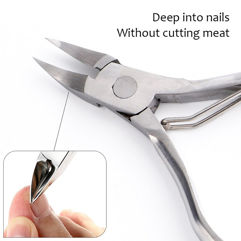 Škare za nokte Grizač zanoktica Kliješta za manikuru Odstranjivač mrtve kože Alat za pedikuru od nehrđajućeg čelika Trimeri Kliješta za orlov kljun