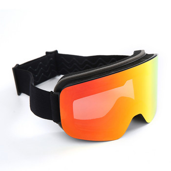 Мъже Жени Големи ски очила Двуслойни лещи против мъгла UV сноуборд очила OTG Ветроустойчиви зимни моторни шейни Снежни очила Маска