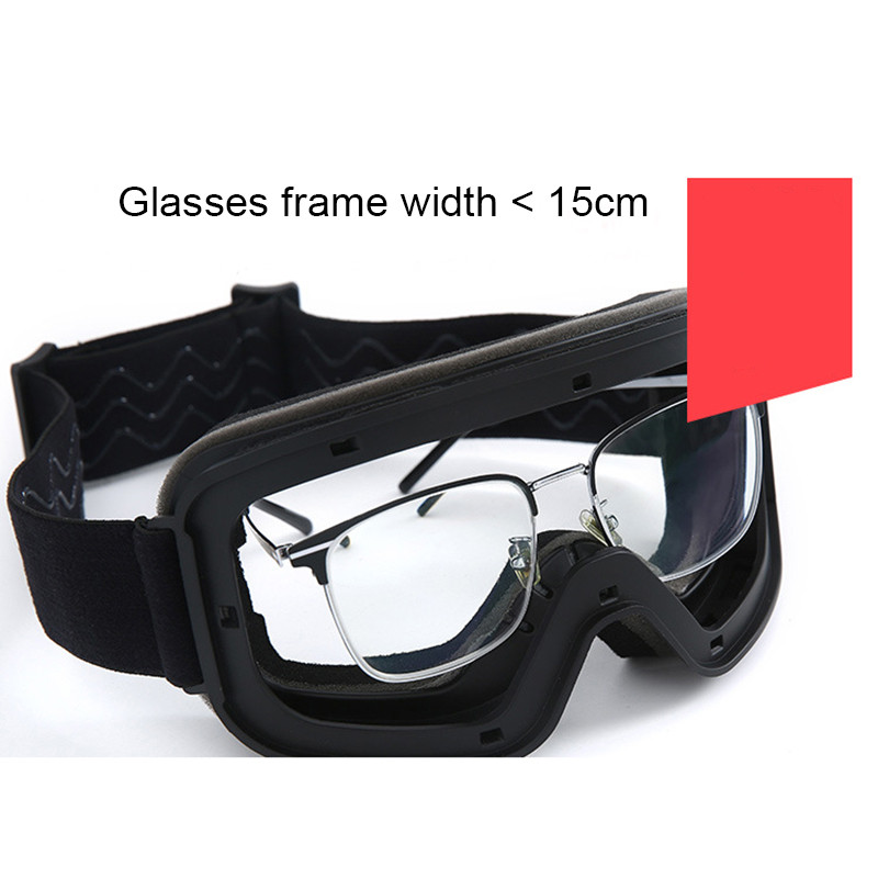 Vyrai Moteriški dideli slidinėjimo akiniai Dviejų sluoksnių lęšiai nuo rasojimo UV snieglenčių akiniai OTG vėjui atsparūs žieminiai sniegaeigiai sniego akiniai kaukė