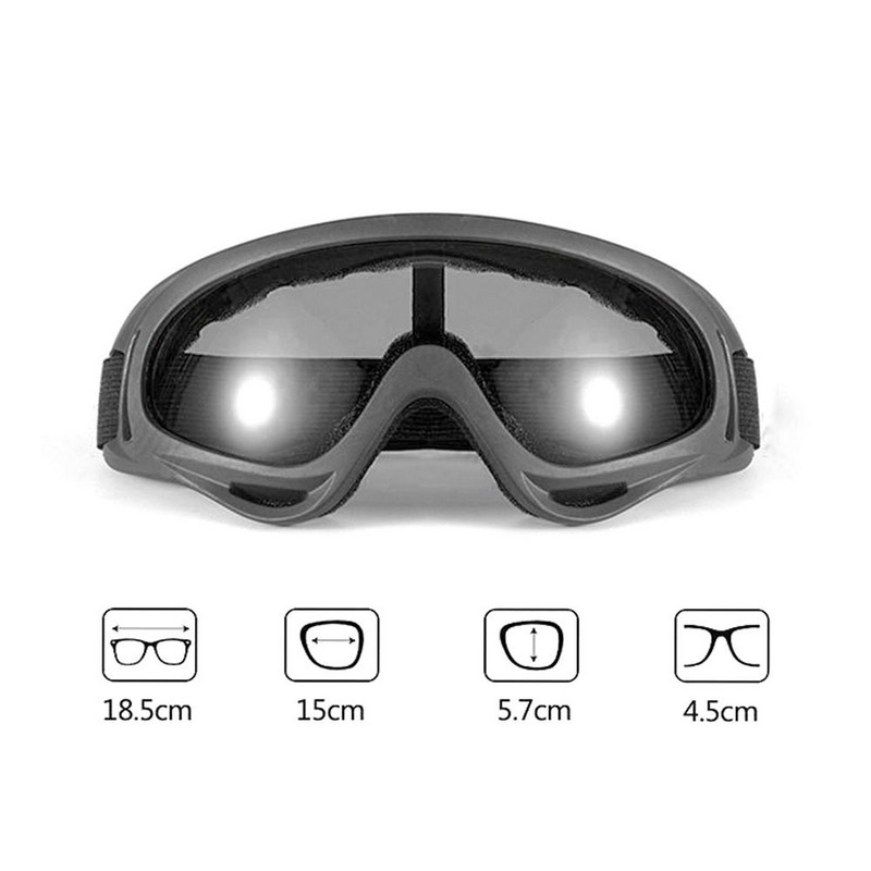 Ochelari de schi rezistenți la vânt de iarnă Ochelari de protecție pentru sport în aer liber Ochelari Ochelari de schi Ochelari de protecție împotriva prafului cu lentile de ciclism
