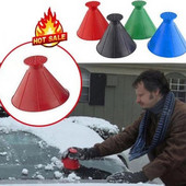 Winter Car Magic Hóeltávolító Kaparó Ablak Szélvédő Olaj Tölcsér Lapát Ablakkaparók Jégtelenítő kúp Jégkaparó Hólapát
