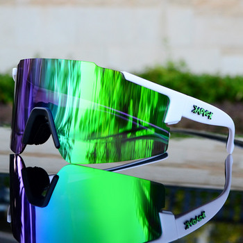 2023 мъже жени 3 лещи външни UV400 спортни очила за колоездене бягане езда риболов слънчеви очила шосеен велосипед MTB очила велосипедни очила