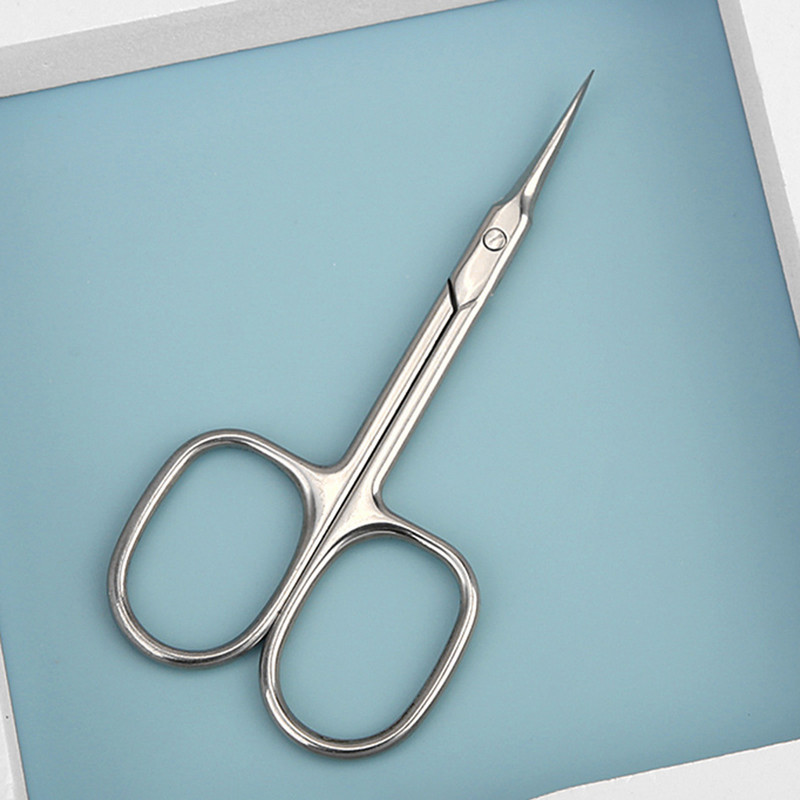 Nerūdijančio plieno negyvos odos žirklės Rusiško stiliaus išankstinio apdorojimo manikiūro įrankiai Nešiojami negyvos odos kirpimo smailūs grožio žirklės