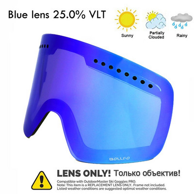 Ochelari de schi 2021 cu lentile polarizate magnetice dublu strat Ochelari de schi anti-aburi UV400 pentru snowboard barbati femei ochelari de schi Ochelari