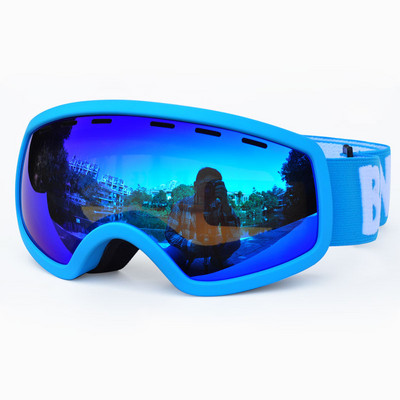 Snieglenčių akiniai 4-15 metų vaikams veidrodis slidinėjimo akiniai akiniai Dvigubi lęšiai UV400 nuo rasojimo vaikams slidinėjimo kaukės akiniai berniukams mergaitėms
