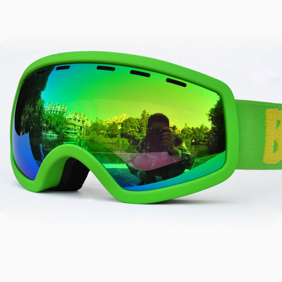 Snieglenčių akiniai 4-15 metų vaikams veidrodis slidinėjimo akiniai akiniai Dvigubi lęšiai UV400 nuo rasojimo vaikams slidinėjimo kaukės akiniai berniukams mergaitėms