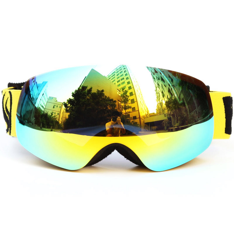 Snieglenčių akiniai 4-15 metų vaikams veidrodis slidinėjimo akiniai akiniai Dvigubi lęšiai UV400 nuo rasojimo vaikams slidinėjimo kaukės akiniai berniukams mergaitėms