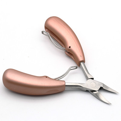 Cuticule pentru unghii Foarfece din oțel inoxidabil Manichiură Clipă colorată Dispozitiv pentru îndepărtarea pielii moarte Pedichiură Clește pentru ciocul de vultur