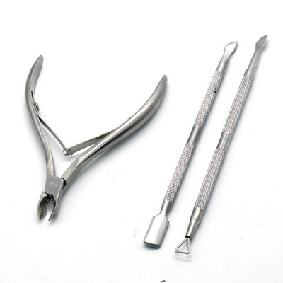 Cuticule pentru unghii Foarfece din oțel inoxidabil Manichiură Clipă colorată Dispozitiv pentru îndepărtarea pielii moarte Pedichiură Clește pentru ciocul de vultur