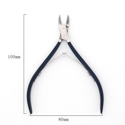 Cuticule pentru unghii Foarfece din oțel inoxidabil Manichiură Clipă colorată Dispozitiv pentru îndepărtarea pielii moarte Pedichiură Clește pentru ciocul de vultur