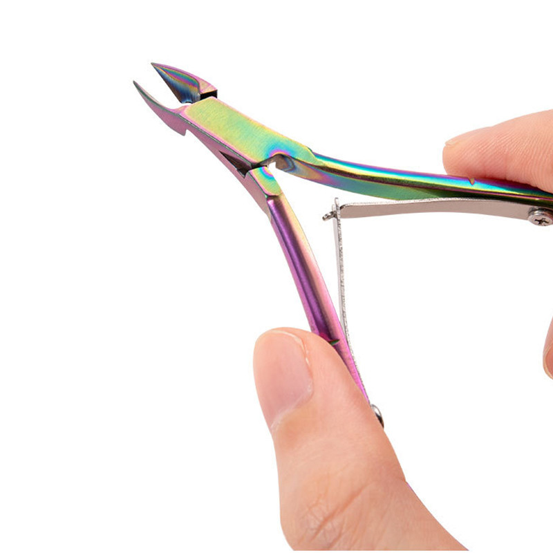 Foarfece pentru cuticulă pentru unghii Instrumente pentru manichiură din oțel inoxidabil Instrumente pentru pedichiură Trimmer Clești pentru piele moartă Instrument pentru accesorii pentru manichiură