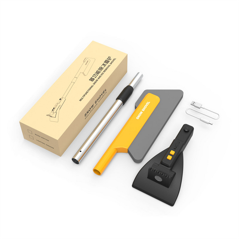 4-în-1 mașină EVA lopată de zăpadă perie de îndepărtare a zăpezii Lopată de zăpadă multifuncțională tijă lungă dezghețare instrument de măturat gheață Accesorii auto