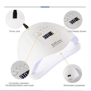 36LED лампа за сушене на нокти LED UV лампа за нокти за сушене на гел лак с интелигентен сензор UV лампа за салон за маникюр Инструменти