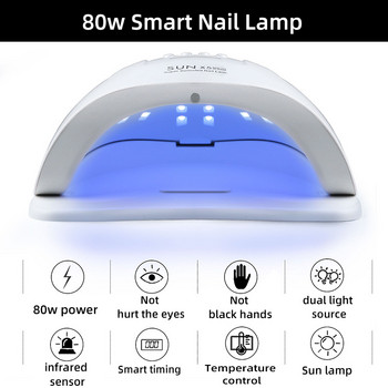 36LED λάμπα στεγνώματος νυχιών Λάμπα LED UV για νύχια για ξήρανση Gel Polish with Smart Sensor Lamp UV for Manicure Salon Tool Equipment