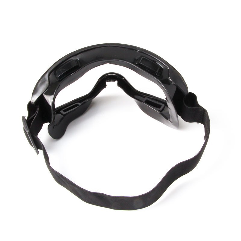 Skaidrūs slidinėjimo akiniai nuo rasojimo, nepraleidžiantys dulkių