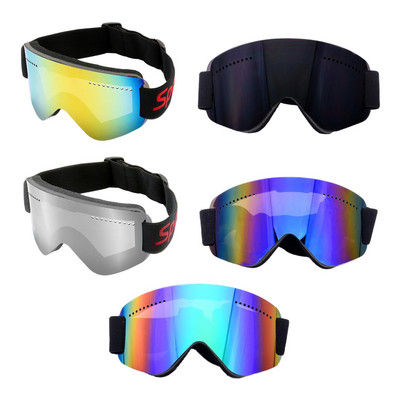 Ски очила, защитни мотоциклетни очила, предпазни очила за каране, UV защита против замъгляване очила за сняг за мъже жени младежи